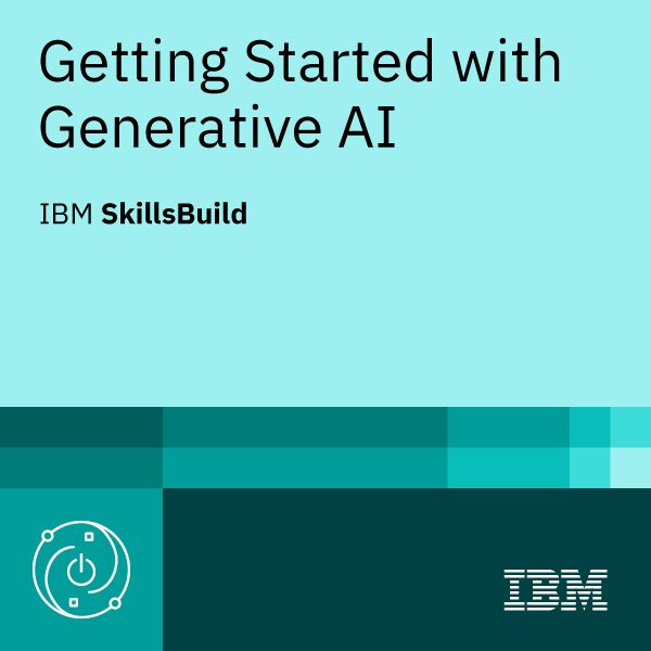 Getting Started with Generative AI certificate